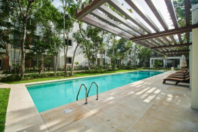 Captivating & Unique Apartment Aldea Zama Balcony, Swimming Pool & Gym Fabulous Amenities